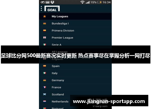 足球比分网500最新赛况实时更新 热点赛事尽在掌握分析一网打尽